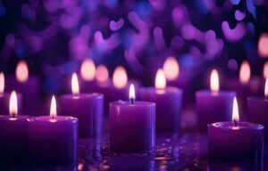 Purple candles فواید شمع بنفش